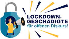 Lockdown-Geschädigte für offenen Diskurs Logo